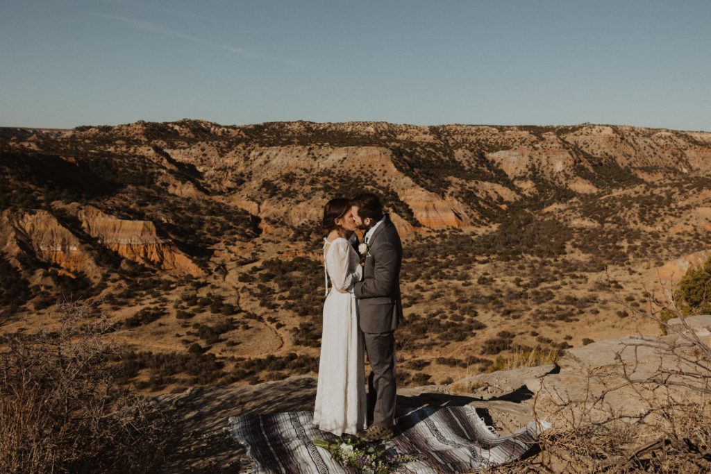 Palo Duro Canyon Elopement Ceremony