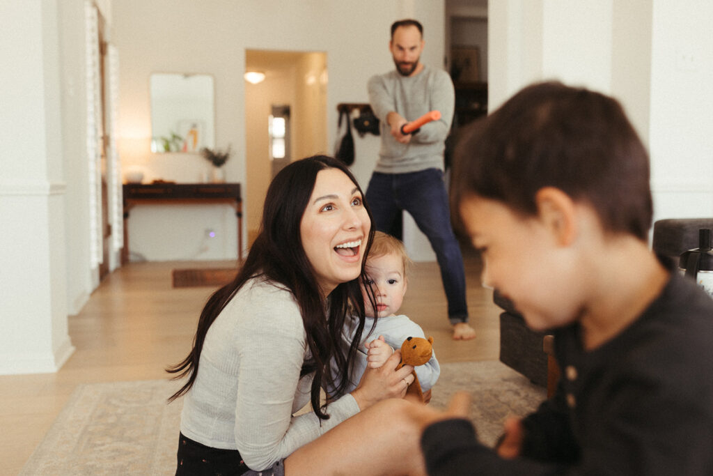 In-Home Family Session Houston Texas