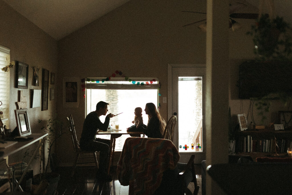 Family photos at home