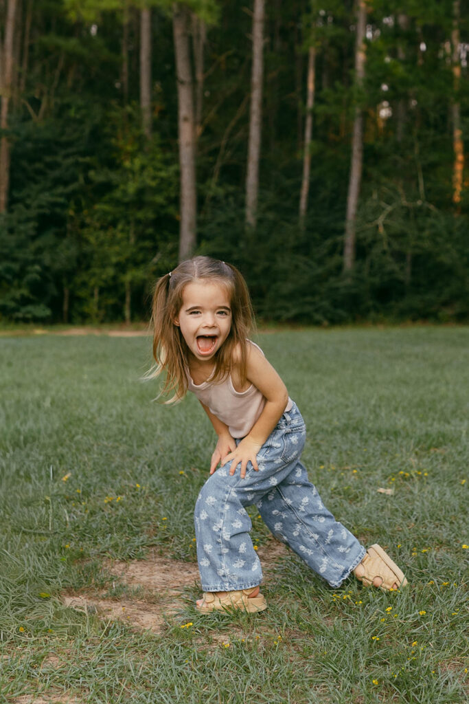 Candid photo taken by Woodlands Family Photographer